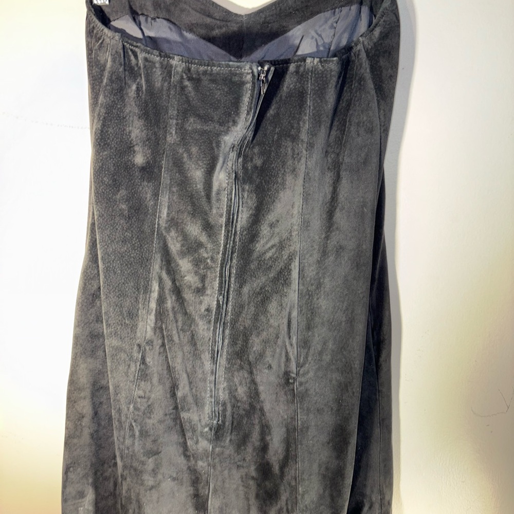Wilsons Leather sweetheart dress vintage Rare M - Picture 10 of 11